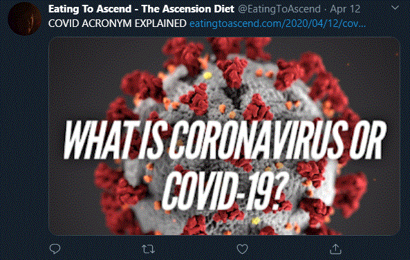 Covid Acronym explained 12Apr2020 tweet