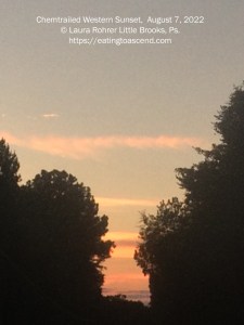 Chemtrailed Western Sunset