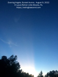 Evening Angels Sunset Aurora 9Aug2022