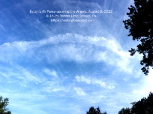 Satan's Air Force spraying the Angels