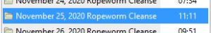 11_11 26Nov2020 Ropeworm Cleanse Folder