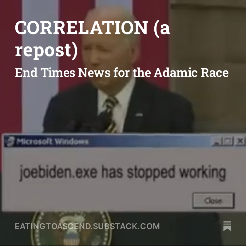 CORRELATION Core Elation Repost Substack splash