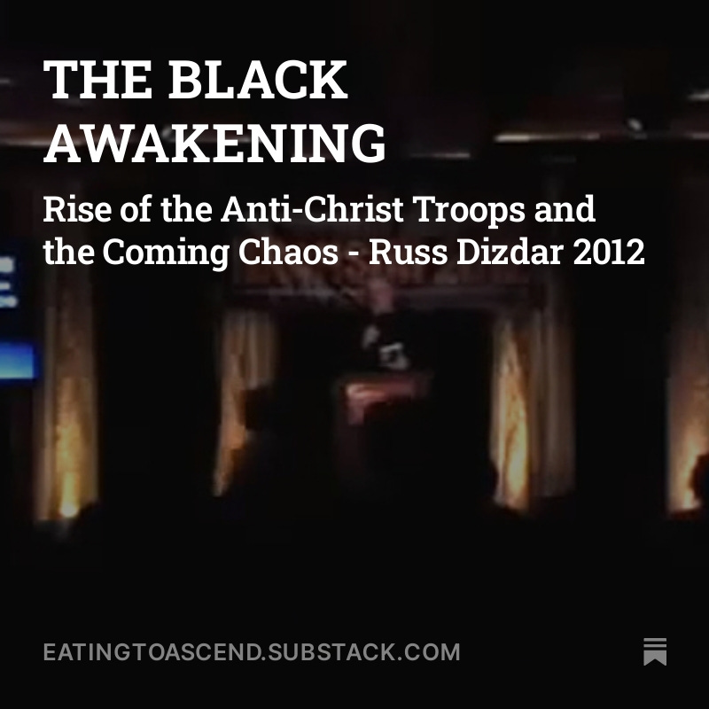 THE BLACK AWAKENING Substack splash