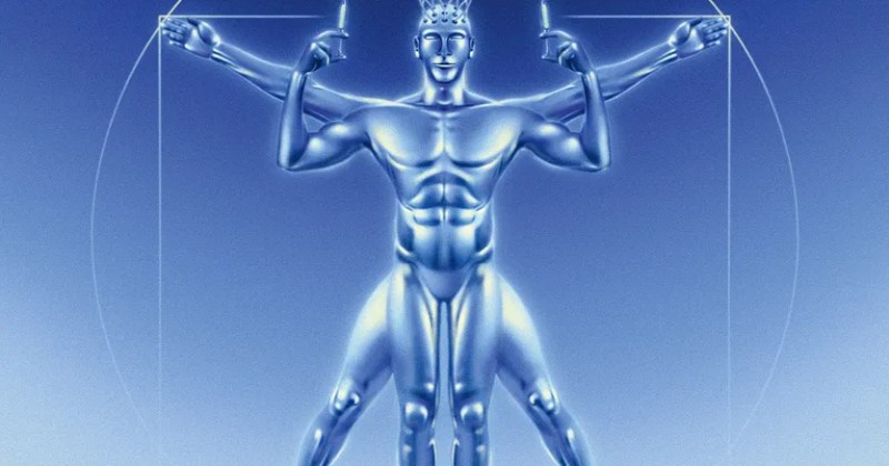 ECONOMIST COVER TRANSHUMAN VETRUVIUS 22MARCH2025