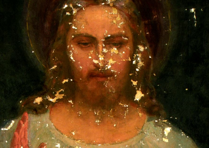 Early painting of Jesus