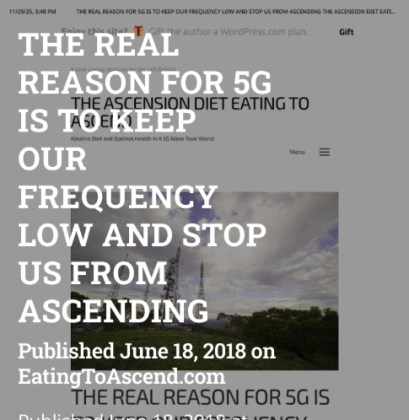 THE REAL REASON FOR 5G DS splash