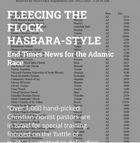 Fleecing the flock hasbara style DS 5Dec25 splash