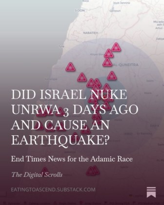 ISRAEL NUKES UNRWA EARTHQUAKE DS 22JAN2026 500p